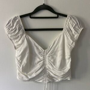 Princess Polly Crop Top - White (Sz 6)